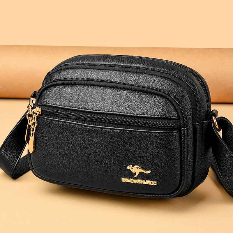 Multi-layer High-capacity Minimalist Stylish Shoulder Bag