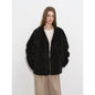 "Paris Night" luxury lightweight v-neck mid-length imported ragone sheepskin fur coat