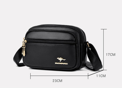 Multi-layer High-capacity Minimalist Stylish Shoulder Bag